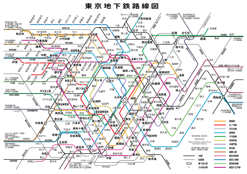 東京 都 路線 図