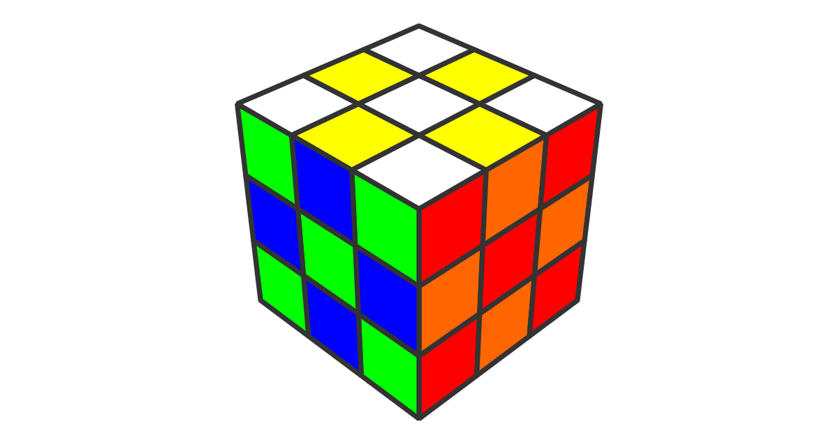 初心者向けルービックキューブ6面完成法